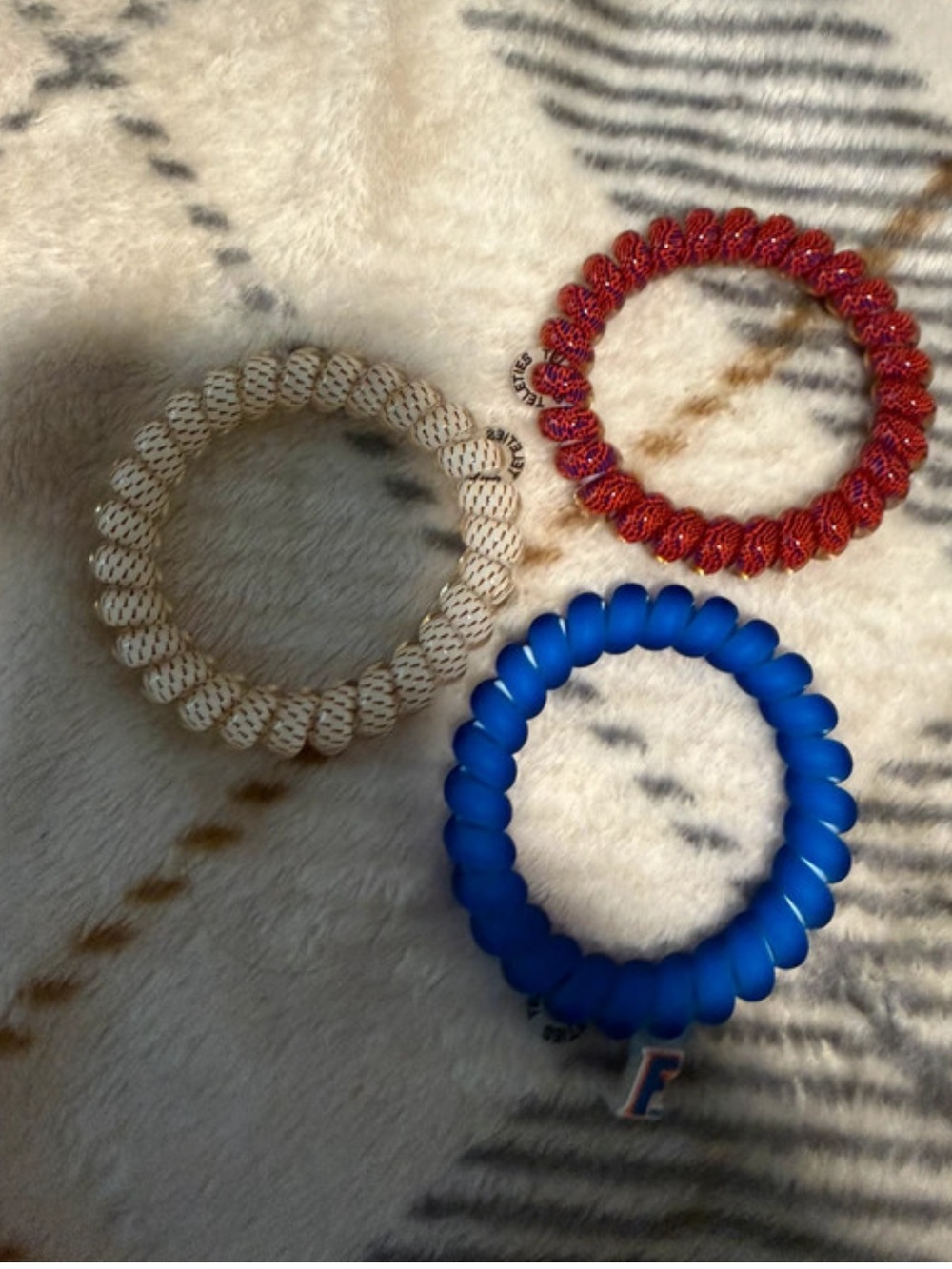 Florida Gators Blue Coil Teleties Hair Tie